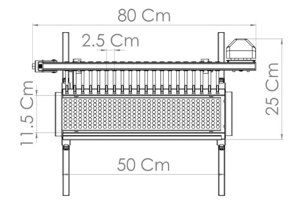 GRILL CUOCI ARROSTICINI E SPIEDINI TRS20